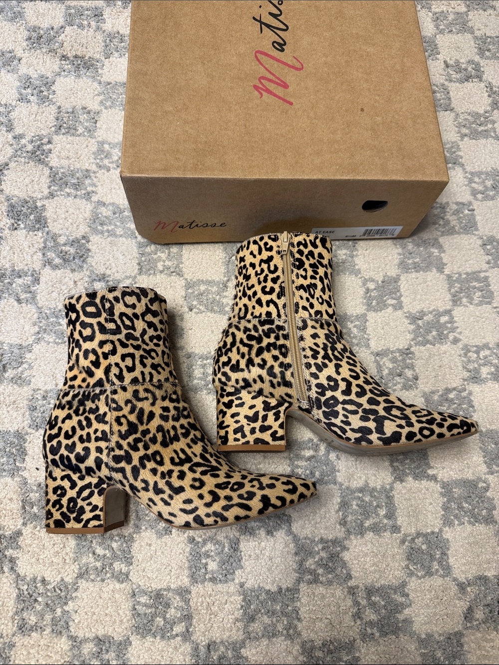 Matisse At Ease Leopard Boots